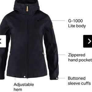 Fjallraven Stina Women’s Jacket in Navy size S